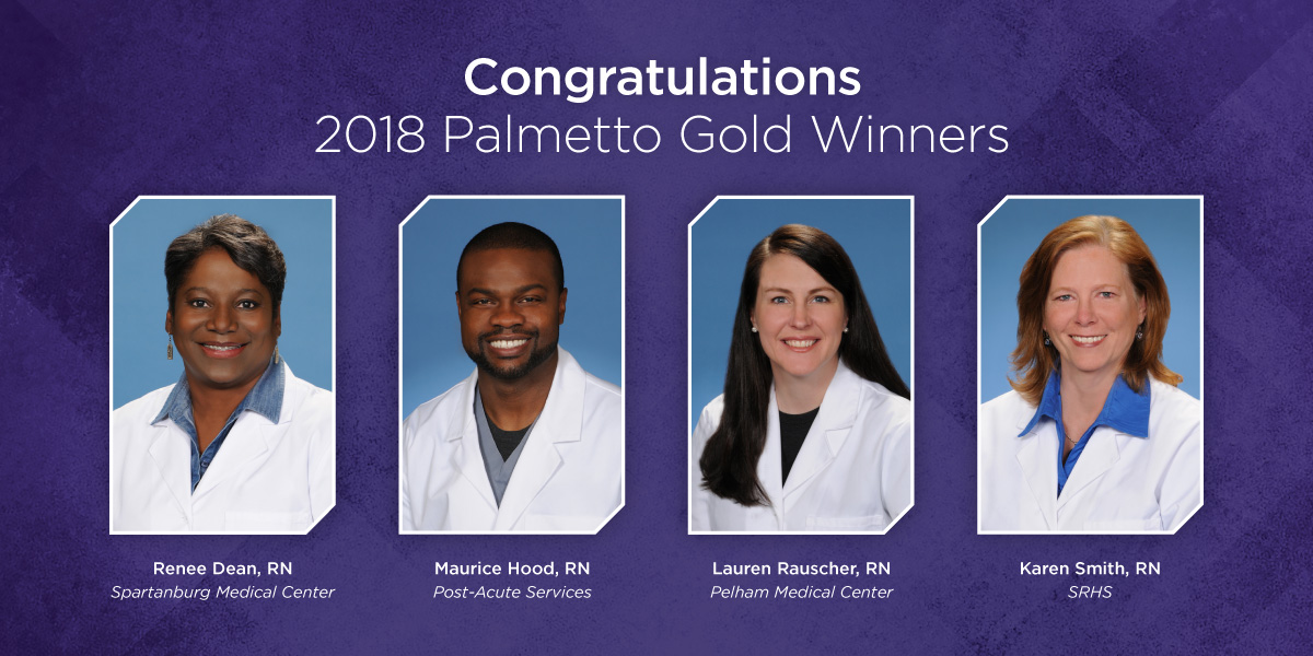 Four Srhs Nurses Honored With Palmetto Gold Award Discover Health